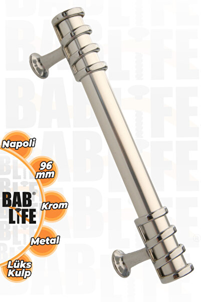 bablife Napoli 96mm Chrome Metal Luxury Drawer Cabinet Furniture Handles with All Color Options