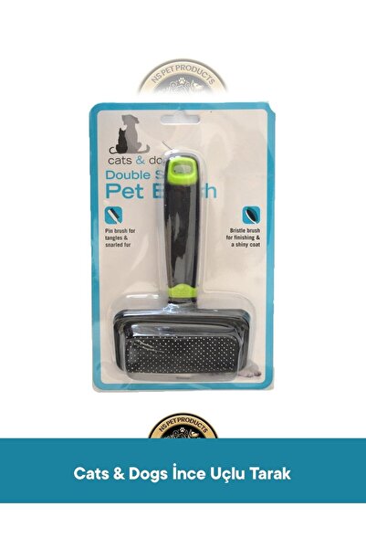 Flip İnce Uçlu Comfort Kedi ve Köpek Tüy Tarak – Tüy Bakım Tarağı Siyah