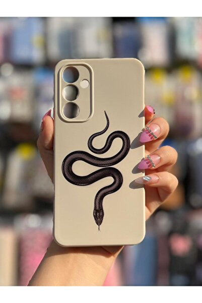 CaseKİdükkan حافظة هاتف من السيليكون مع طبقة داخلية مخملية ونمط إطلاق متوافق مع هاتف Samsung Galaxy A34