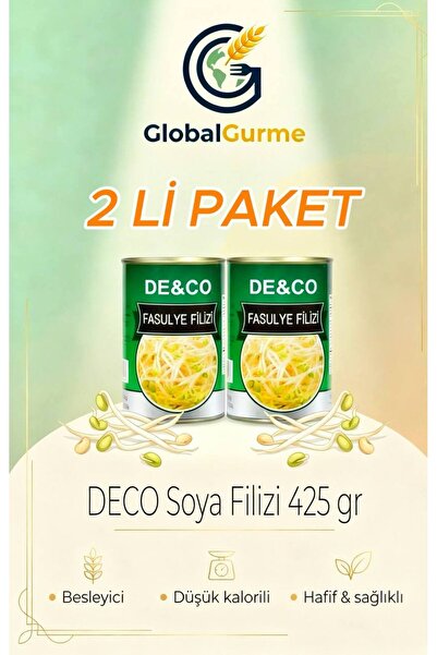 DECO Soya ( Fasulye ) Filizi 400 GrX2 (2 ADET) - GlobalGurme