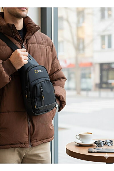 KASVA DERİ Unısex Su Geçirmez Günlük Spor Çapraz Ayarlanabilir Askılı Astarlı...