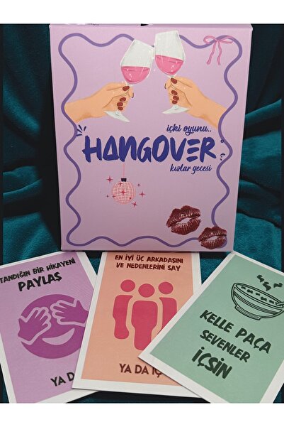 Luxmon Hangover Kız Kıza Mini İçki Kart Oyunu