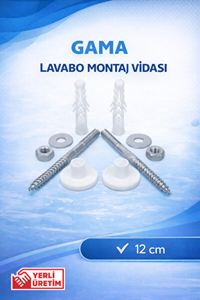 GGama Lavabo Montaj Vidası 12 cm