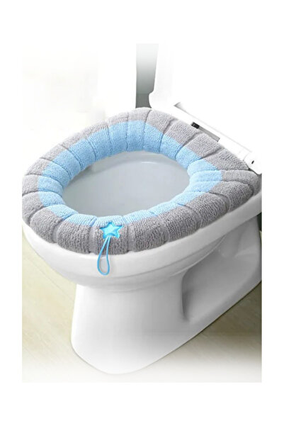 MOJE MORE Yumuşak Dokulu Esnek Yıkanabilir Klozet Kapağı Kılıfı Banyo Tuvalet Pedi, Klozet Kılıfı