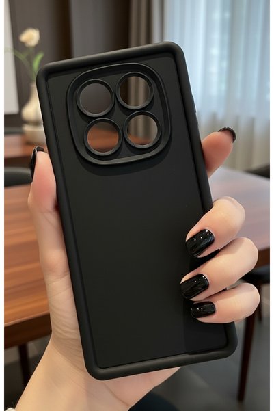 TechTrove Xiaomi Redmi Note 14 Pro 5G Kılıf Kamera ve Kenar Koruma Çıkıntılı ...