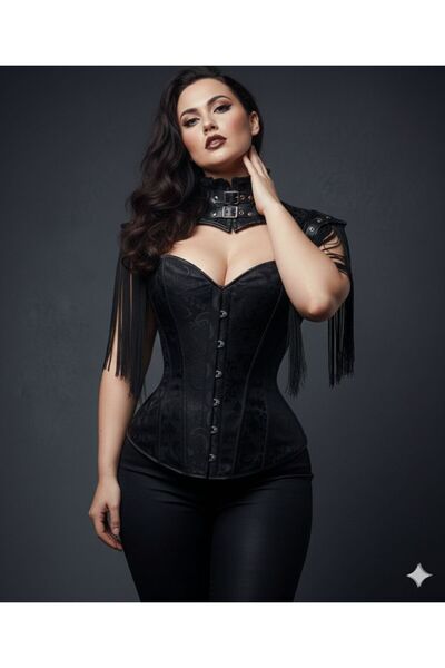 G&H UNDERWEAR Vintage Gotik Korse Pelerinli