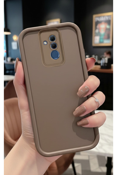 TechTrove Huawei Mate 20 Lite Kılıf Kamera ve Kenar Koruma Çıkıntılı Soft Ren...
