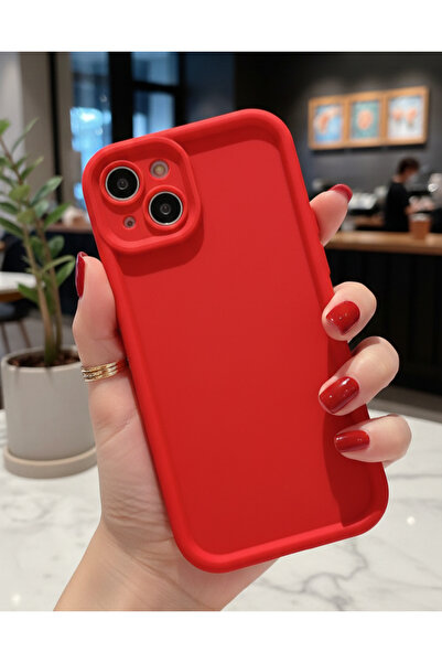 TechTrove iPhone 14 Kılıf Kamera ve Kenar Koruma Çıkıntılı Soft Renkli Siliko...
