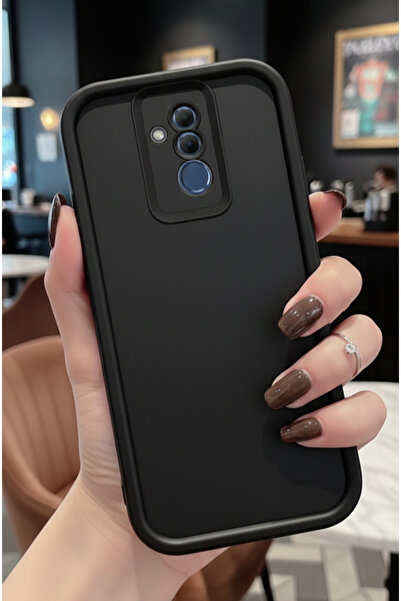 TechTrove Huawei Mate 20 Lite Kılıf Kamera ve Kenar Koruma Çıkıntılı Soft Ren...