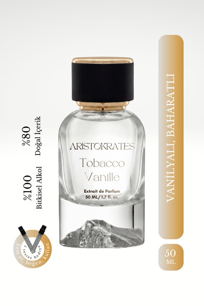 Aristokrates Tobacco Vanille Unisex Extrait Parfüm – Tütün Ve Vanilyanın Yoğun Kış Zarafeti