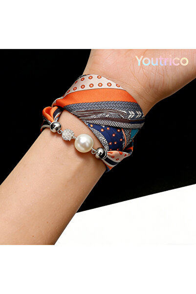 Youtrico وشاح نسائي مغناطيسي جديد، وشاح صغير، ربطة شعر، منشفة 55*10 سم