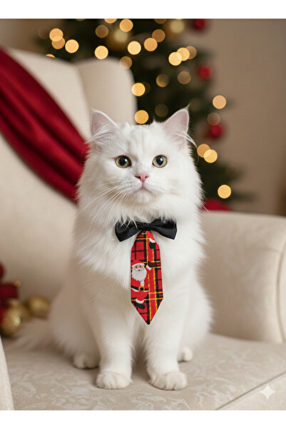 Winnie The Pet Kedi &Köpek Noel Yılbaşı Papyon Kravat