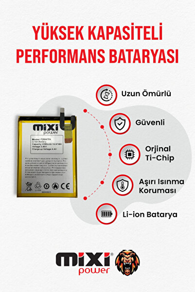 mixipower Reeder S19 MAX PRO S EDGE Uyumlu Tam Kapasite Batarya TR Garantili