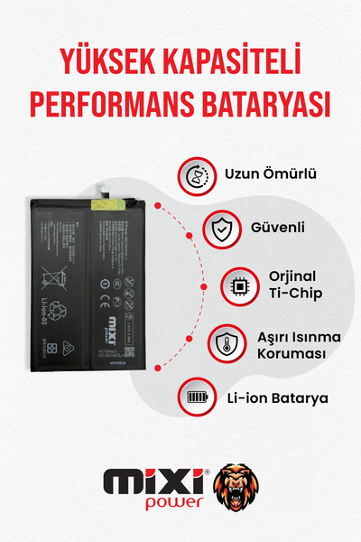 mixipower Huawei Y91 Uyumlu Tam Kapasite Batarya TR Garantili