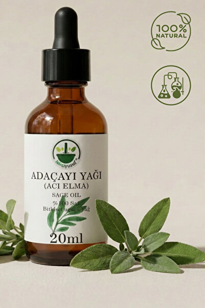 ixirciyusuf Adaçayı (Acı Elma) Uçucu Yağı (Sage Essential Oil – Salvia offici...