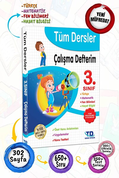 Tandem Yayınları 3. Sınıf Tüm Dersler Çalışma Defterim - Soru Bankası