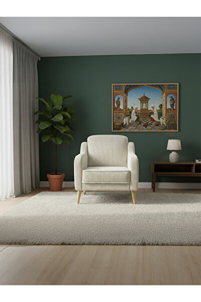 Rolivs Mokka Berjer - Fitilli Kadife Kumaş-Şampanya Köpüğü