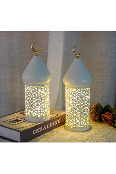 VALUE Ramadan lamp, table lamp, hollow lantern, home decor for Eid and celebrations