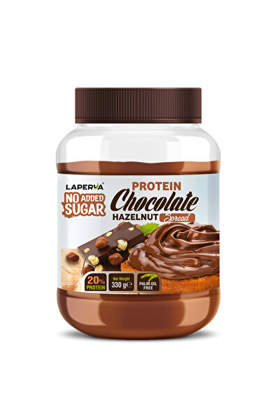 Laperva بروتين الشوكولاتة والبندق، غني بالبروتين، بدون إضافة سكريات، 250 جرام