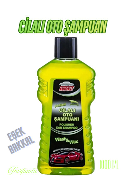 Autokit Oto Şampuan 1000 ML Cilalı Oto Yıkama Şampuanı Parfümlü Araç Yıkama Ş...