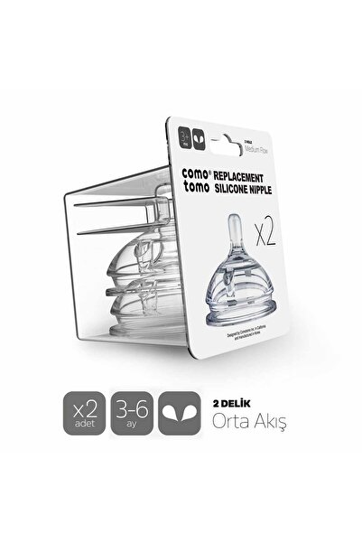 comotomo Natural Feel 3+ Ay 2'li Emzik