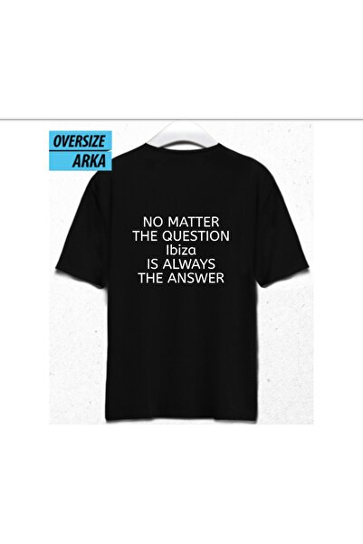 tutu tasarım Oversized Black Men's T-Shirt |   100% Cotton |   Relaxed Fit Basic