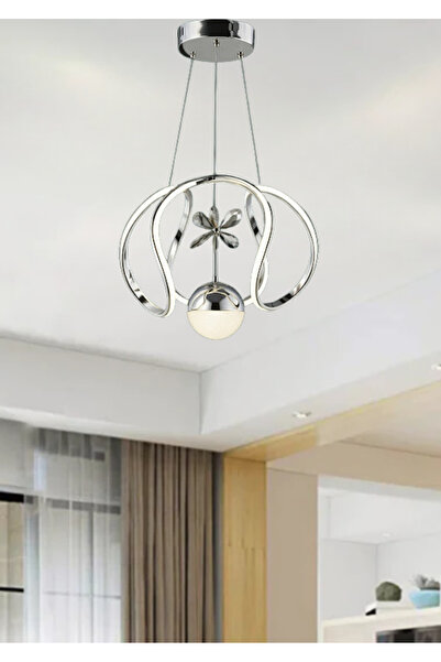 RONİSU AYDINLATMA Helix Modern Led Avize - 3 Renk Işıklı Salon, Mutfak, Uyuml...