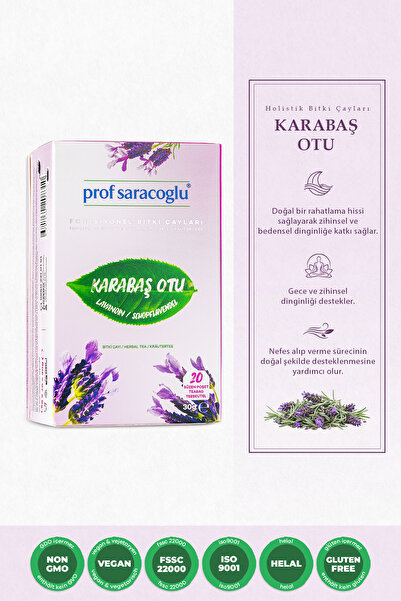 prof saracoglu Karabaş Otu Bitki Çayı 20'li