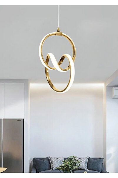 RONİSU AYDINLATMA Zen Sarkıt Led Avize - Oturma Odası, Salon, Mutfak Uyumlu Ledli Avize