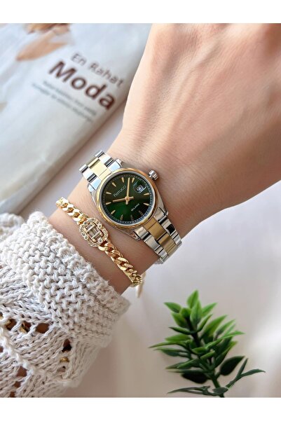 Ferrucci BLKT.2.968 Ferrucci Kadın Kol Saat 30 Mt Suya Dayanıklı Çelik Kordon Kararmaz Renk Atmaz+Bileklik