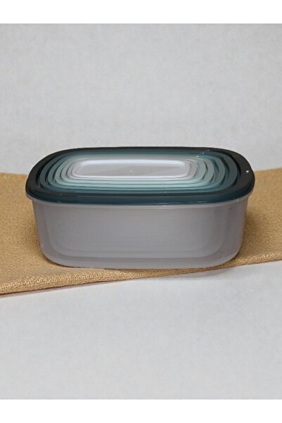 WDA Home - Set of 7 Plastic Square Food Storage Containers, WDA0 10L x 10W x ...