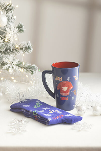 Rakle Christmas Joy&Snow Çoraplı Hediye Seti Lacivert 400 cc