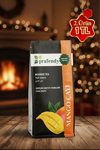 prafendy Mango Çayı 250g - Gerçek Meyve Taneli