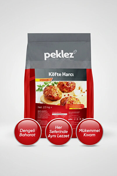 PEKLEZ Köfte Harcı 2,5 kg - Hazır Baharatlı Köfte Karışımı