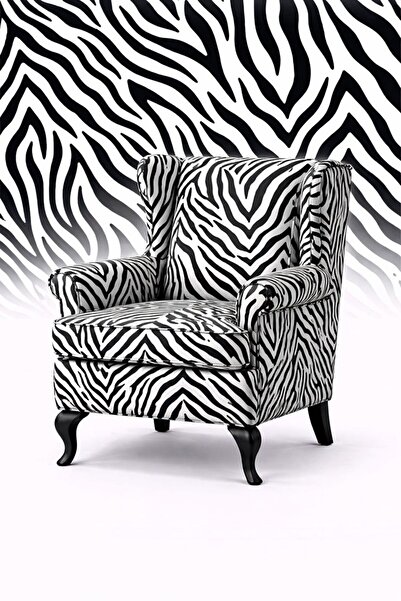 Eys Țesătură de tapițerie cu imprimare digitală alb-negru zebră