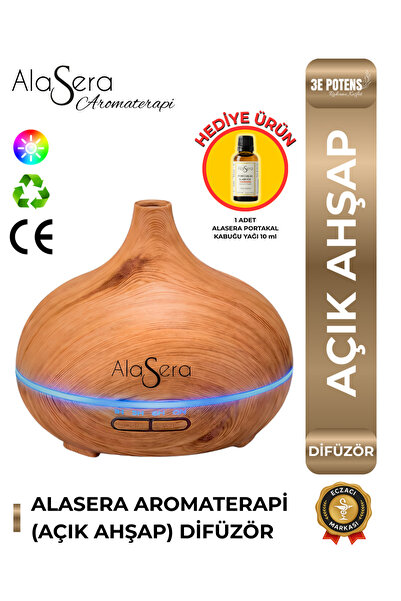 Ala Sera AlaSera Aromaterapi Difüzör (Açık Ahşap)