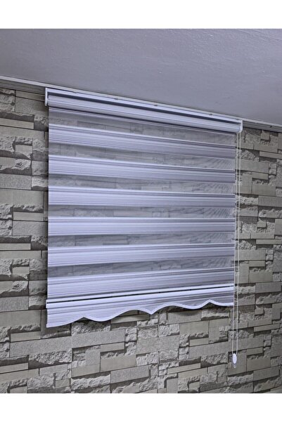 PERDECİNİZ Simli Mini Plise Zebra Perde(etekli) enxboy