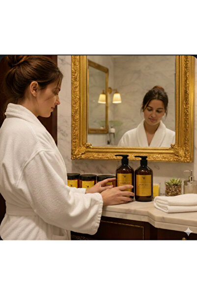 Erzi Banyo Seti 3lü Set Saç Kremi Duş Jeli Şampuan Şişesi 500 Ml