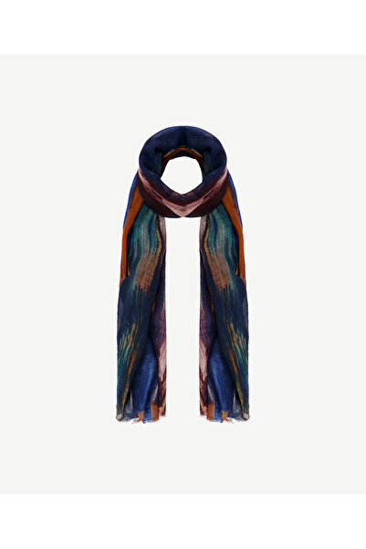 Yargıcı Çok Renkli Yün Şal