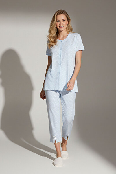 AYYILDIZ 3936 Mavi Pijama Takımı