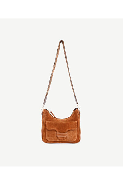 Yargıcı Crossbody Bag with Knitted Handle Pocket Detail