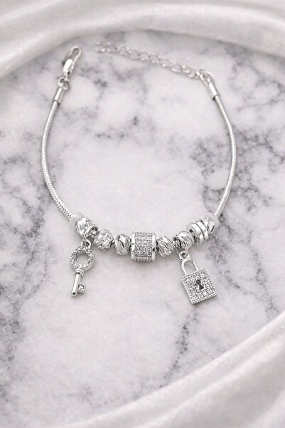 DEMOKAN سوار نسائي دوريكا قفل مفتاح الزركون التفاصيل دوريكا سوار غير مشوه