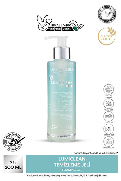 SAINT DE LUMIERE LUMICLEAN Nemlendirici Ve Bariyer Onarıcı Temizleme Jeli 200...