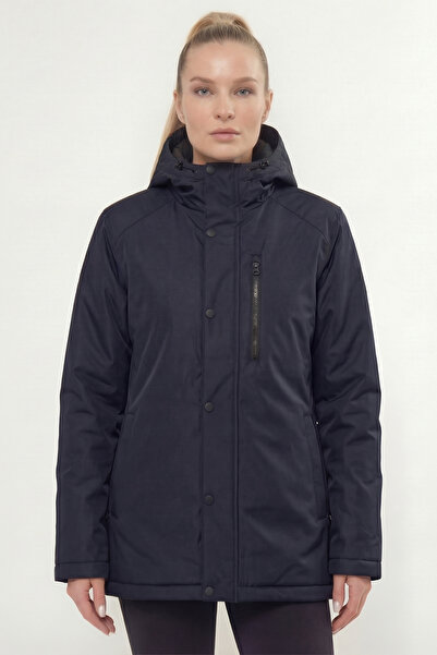 D1fference Palton de iarnă cu glugă și parka pentru femei