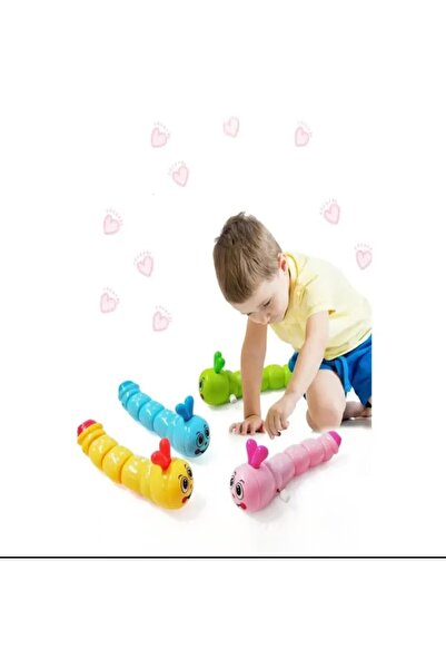 Game Tırtıl Kurmalı Aktivite Oyunu (MAVİ, YEŞİL, SARI, PEMBE RENK SEÇENEKLERİ)