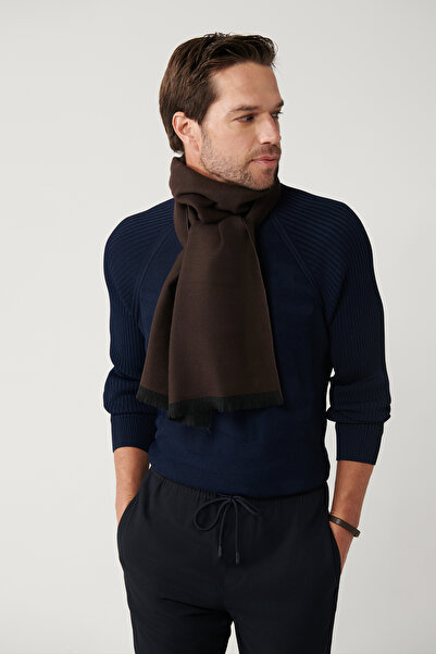 Avva Pulover pentru bărbați, albastru bleumarin, cu gât de bicicletă, cu model de camuflaj, tricotaj din raion A32y5046