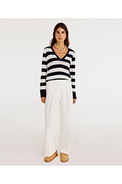 Yargıcı بنطال بقصة مريحة مع خطافات في الأمام