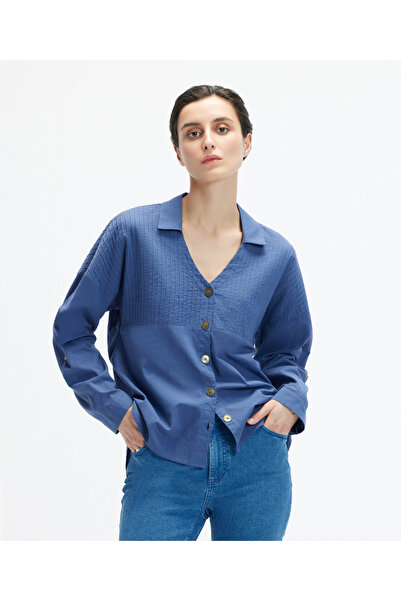 Yargıcı قميص مضلع مع تفاصيل الكتاف