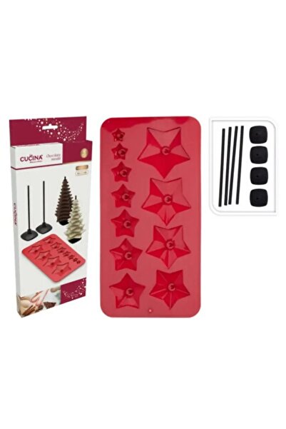 Ecrou قالب سيليكون للشوكولاتة على شكل شجرة