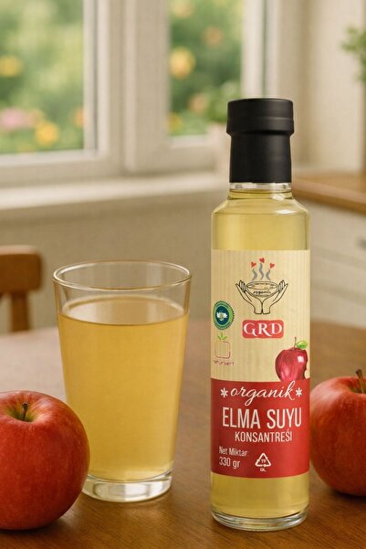 GRD GIDA Organik Elma Suyu Konsantresi 330 Gr